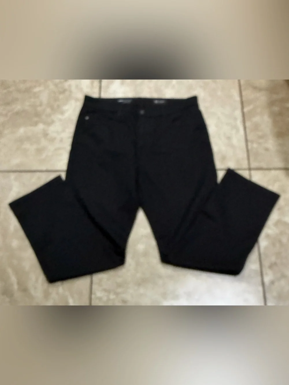 AG | Everett Slim Straight Leg Jeans Black 32X32